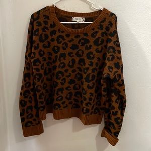 Pink Rose brand Leopard Sweater